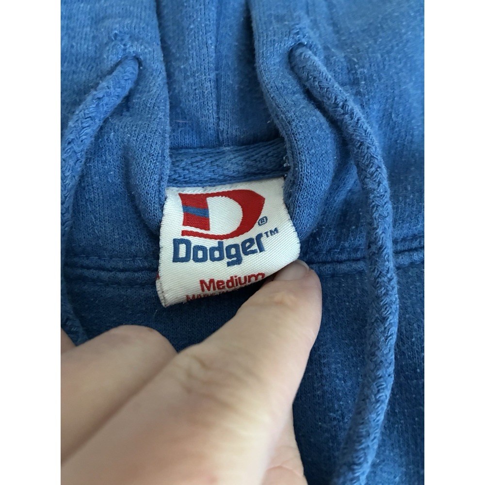 Chicago Cubs Hoodie Mens Medium Blue Pullover Sweatshirt Y2K 2001 - Picture 4 of 5